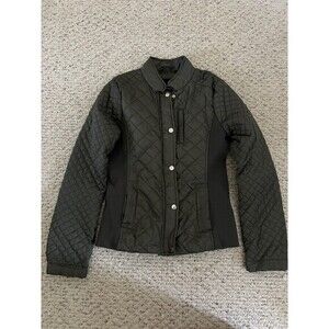 Me Jane Quilted Green Jacket Medium‎
